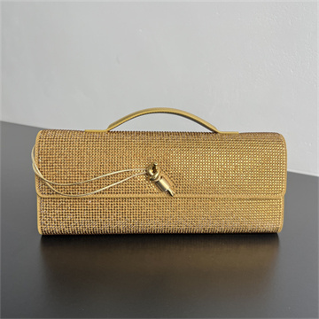 bottega veneta crystal-embellished clutch #844124